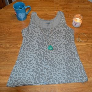 🐆Old Navy embellished leopard print tank